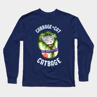 Cabbage Cat "Catbage" Long Sleeve T-Shirt